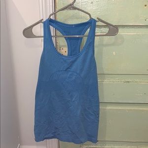 Blue swiftly tech top